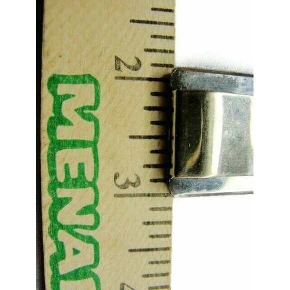 Money Clip Welling Grain Semi Truck Knife Nail File Credit Card Cash Holder Vtg - Picture 4 of 10